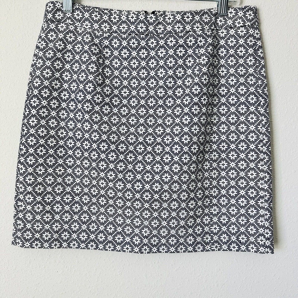 Jeanswest Blue and White Embroidered Mini Skirt Sz 12